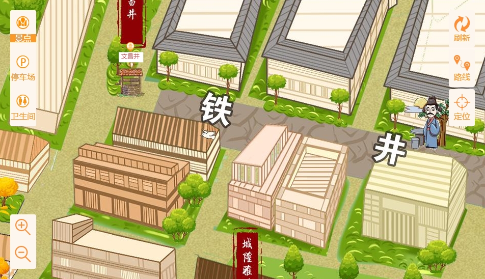 杨林街道智慧景区：手绘地图与语音导览的完美融合